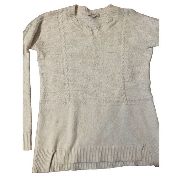 Madewell cream sweater womens XS wool blend - Picture 3 of 8